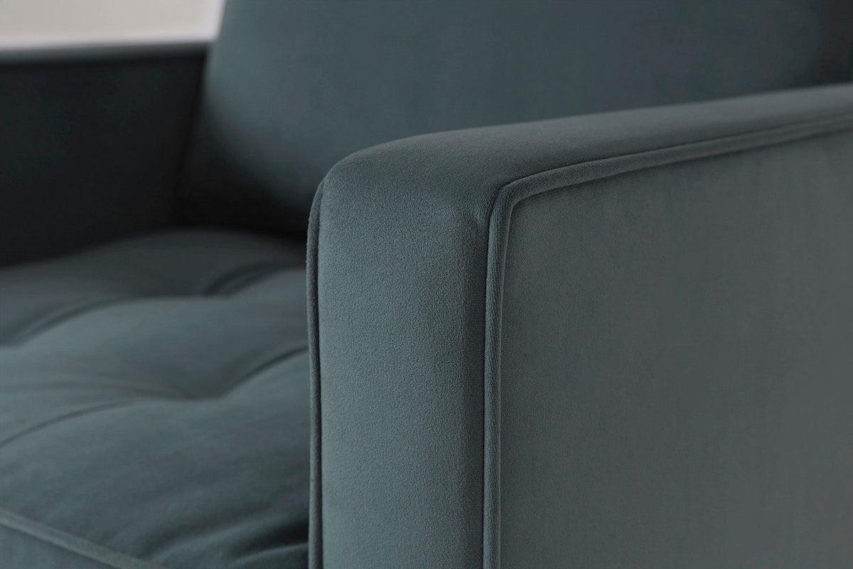 Model 02 Armchair, Petrol
