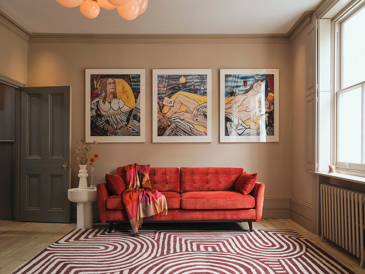 Model 10 2-Seater Sofa, Harissa