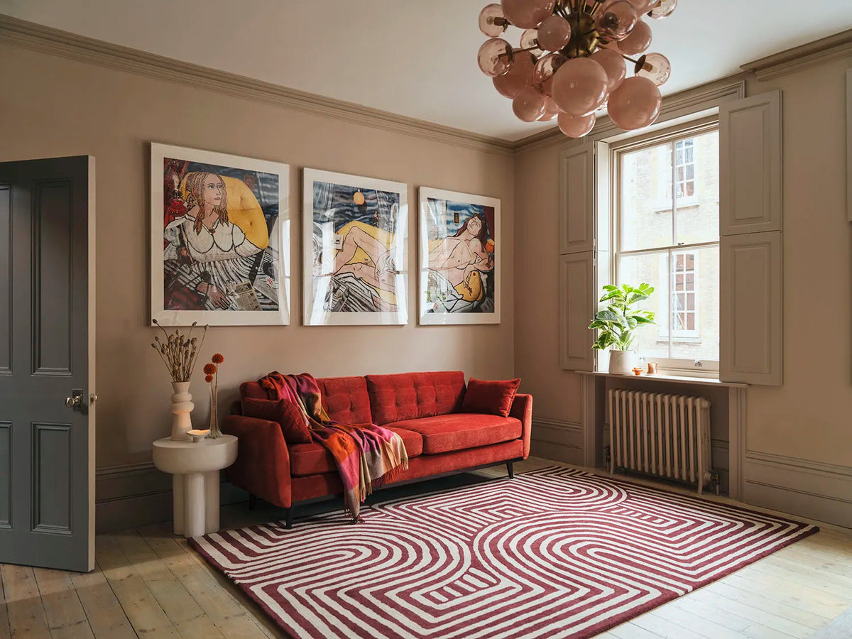 Model 10 3-Seater Sofa, Harissa