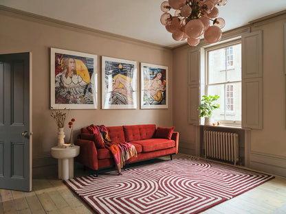 Model 10 3-Seater Sofa, Harissa