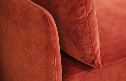 Model 08 Sofa Bed 2.5 Seater, Oak / Harissa