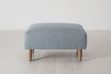 Model 05 Ottoman, Oak / Seaglass