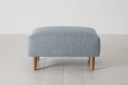 Model 05 Ottoman, Oak / Seaglass