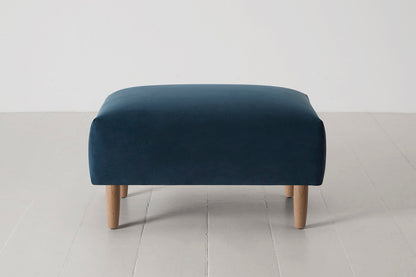 Model 05 Ottoman, Oak / Teal