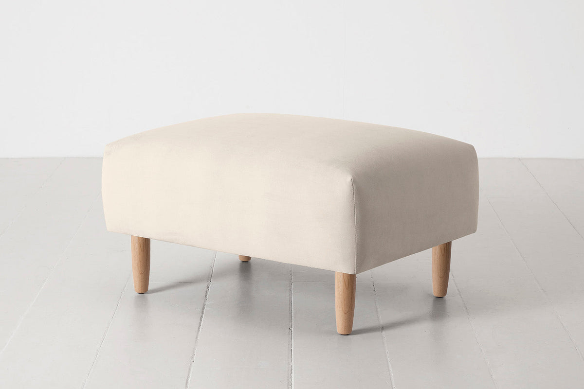 Model 05 Ottoman, Oak / Bone