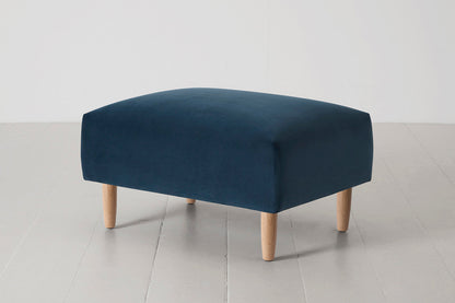 Model 05 Ottoman, Oak / Teal