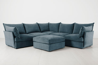Model 06 Corner Sofa with Ottoman, Hydro