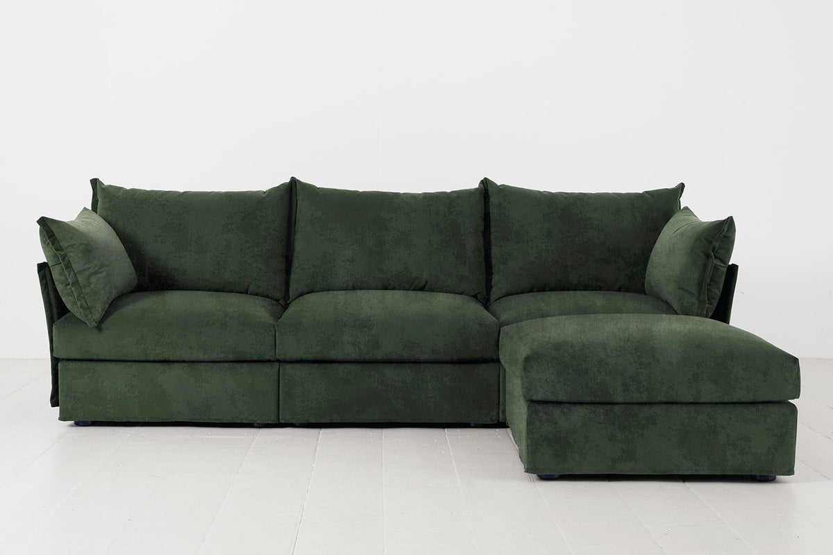 Model 06 3-Seater Right Chaise Sofa, Conifer