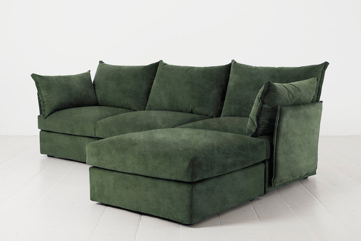 Model 06 3-Seater Right Chaise Sofa, Conifer