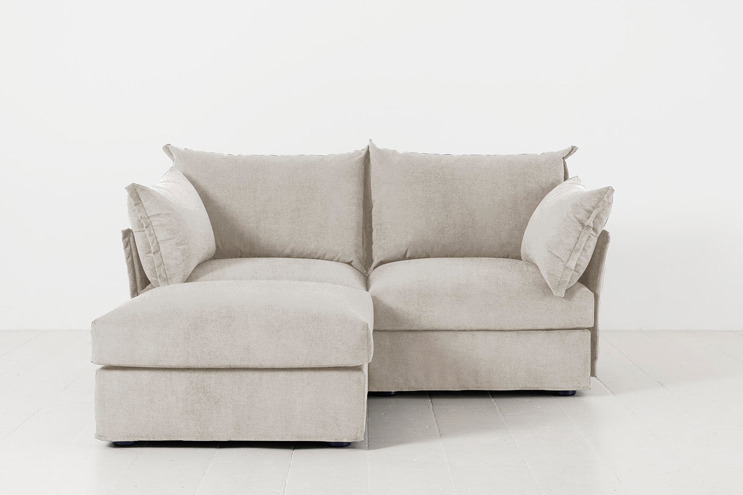 Model 06 2-Seater Left Chaise Sofa, Chalk
