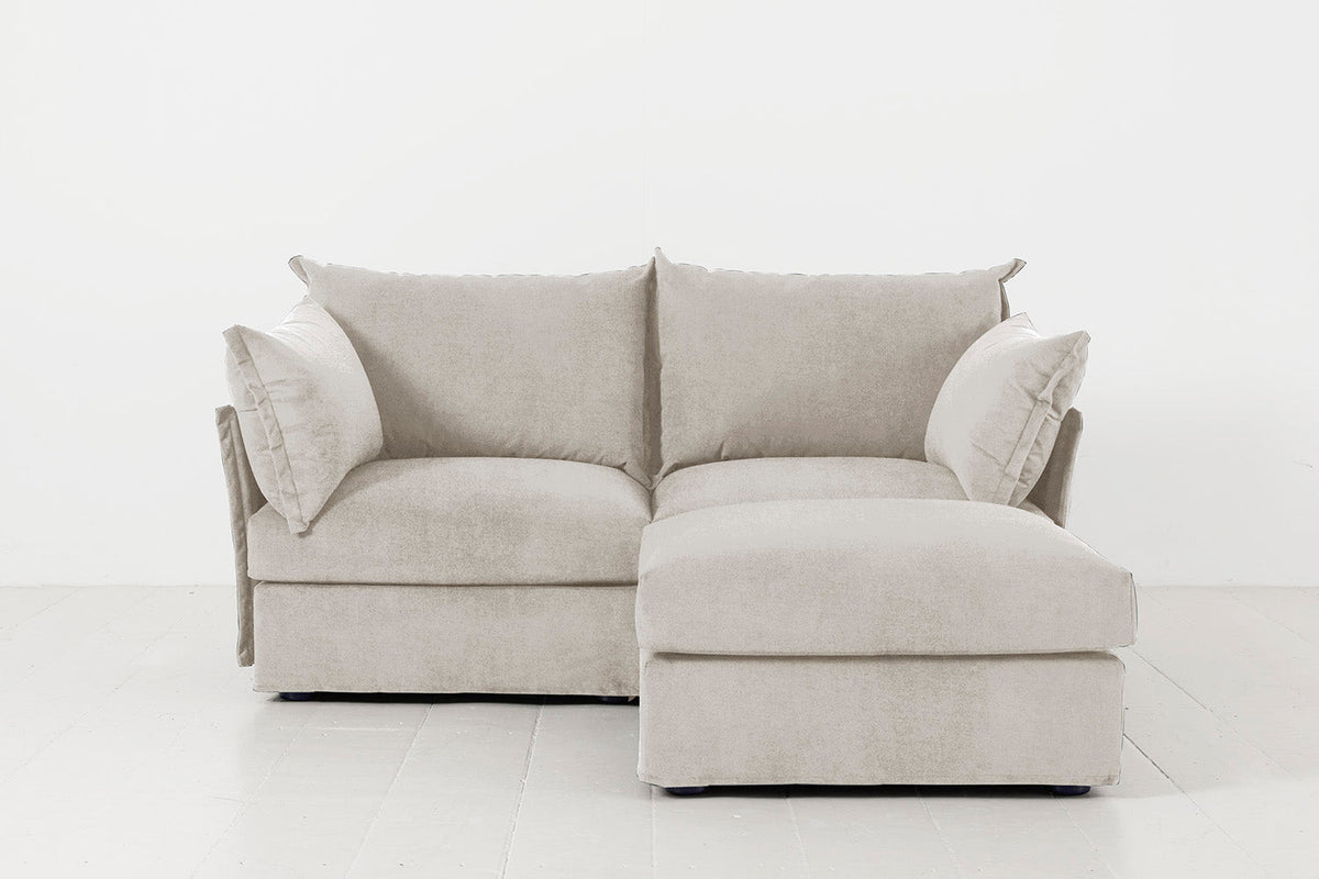 Model 06 2-Seater Right Chaise Sofa, Chalk