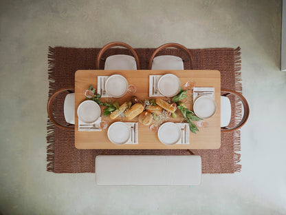 Dining Bench 01, Oak / Oatmeal