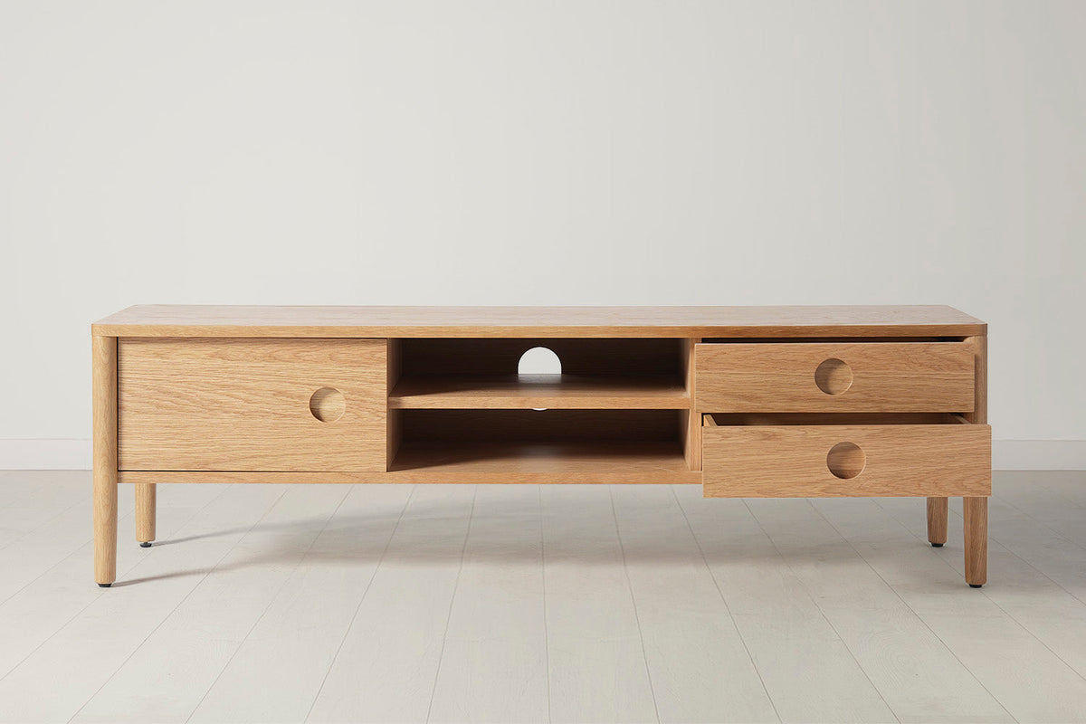 TV Unit 03 For TVs up to 65-inches, Oak
