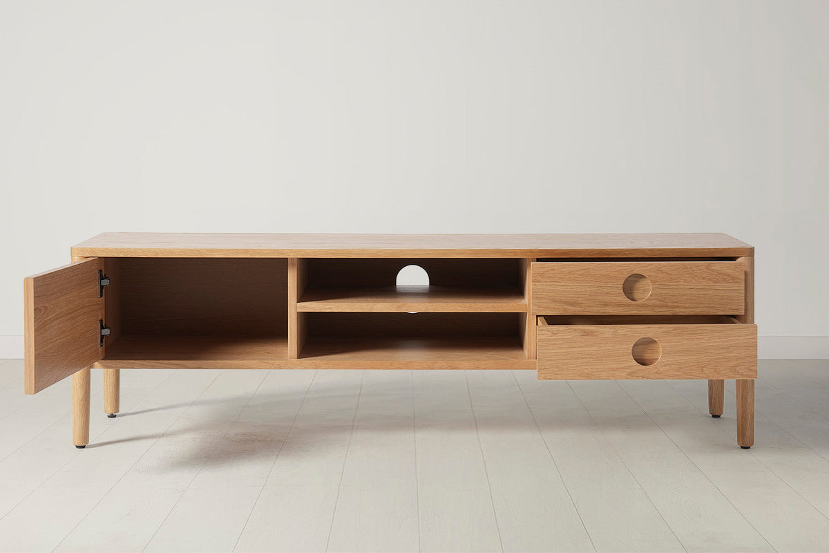 TV Unit 03 For TVs up to 65-inches, Oak