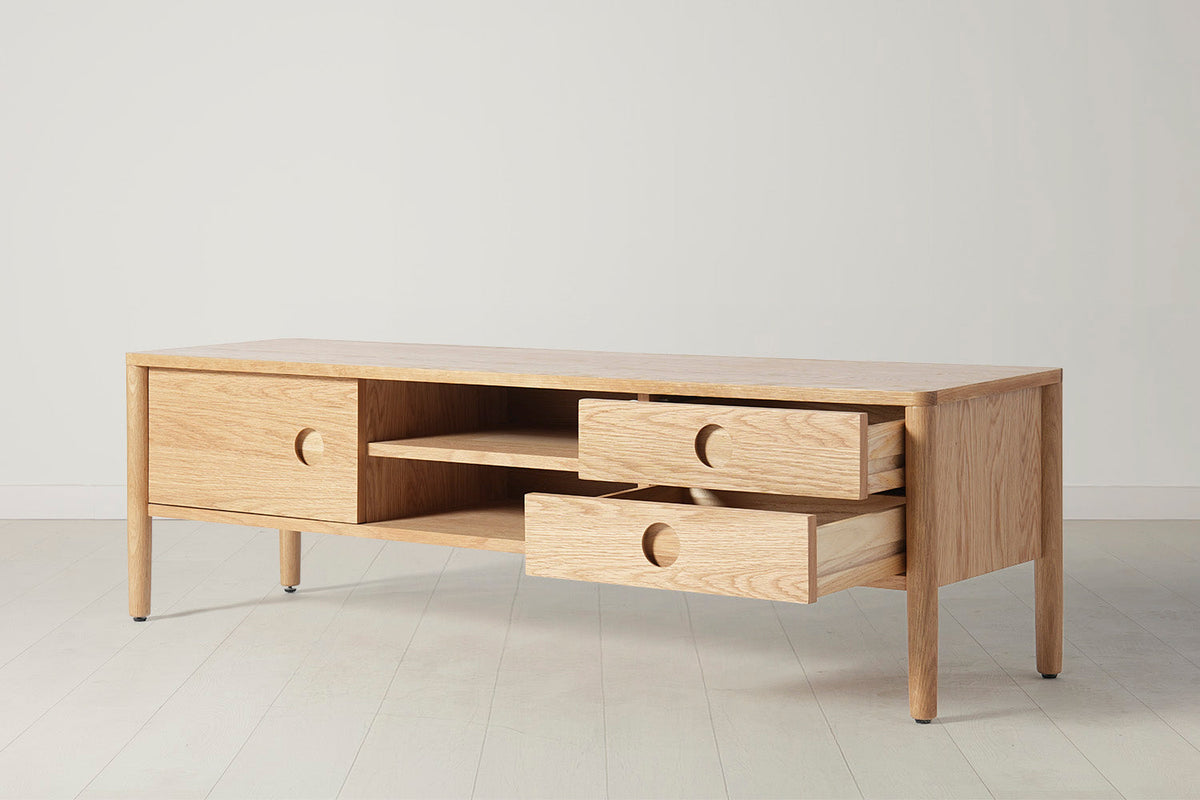 TV Unit 03 For TVs up to 65-inches, Oak