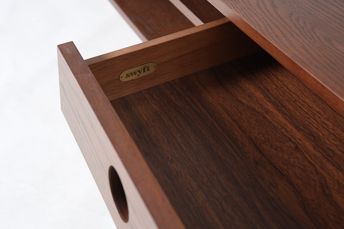 TV Unit 03 For TVs up to 65-inches, Walnut