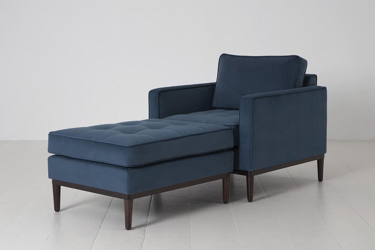 Model 02 Chaise Longue, Teal