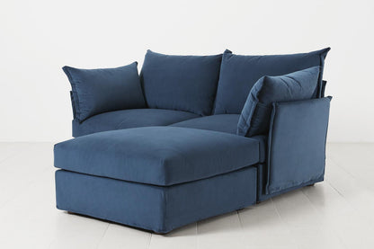 Model 06 2-Seater Right Chaise Sofa, Teal