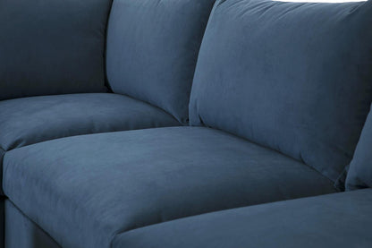 Model 06 Corner Sofa with Ottoman, Teal