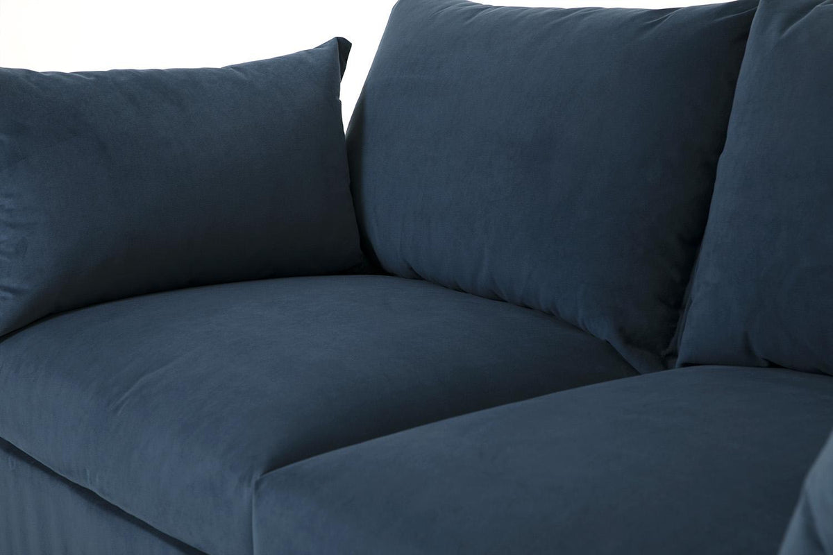 Model 06 2-Seater Left Chaise Sofa, Teal