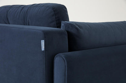 Model 04 Sofa Bed 3 Seater, Oak / Teal