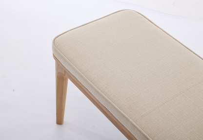 Dining Bench 01, Oak / Oatmeal