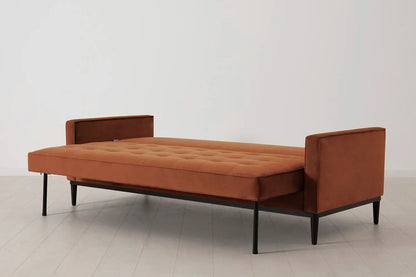 Model 02 Sofa Bed 3 Seater, Umber