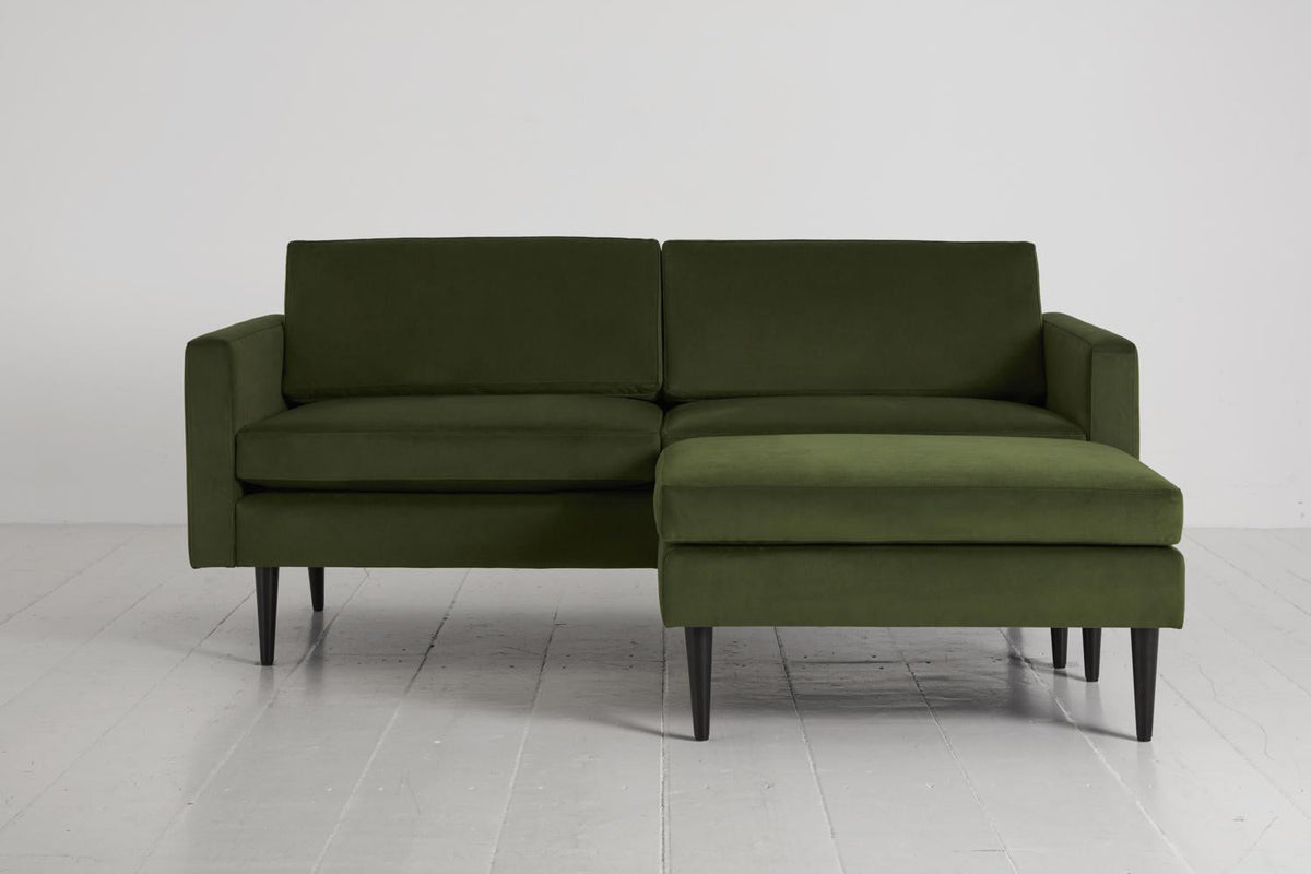 Model 01 2-Seater Sofa with Ottoman, Vine