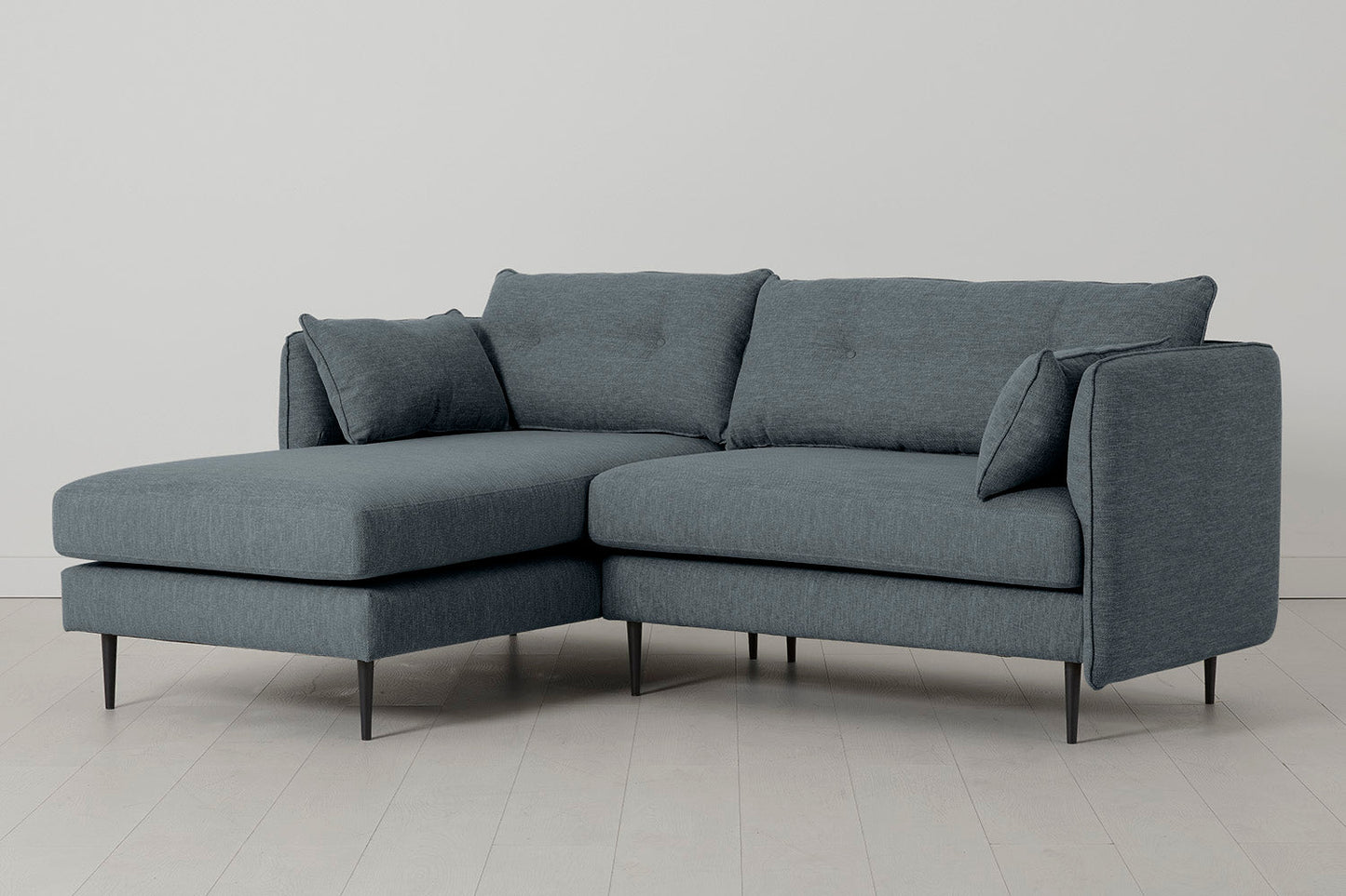 Model 19 3 Seater Left Chaise Sofa, Marine