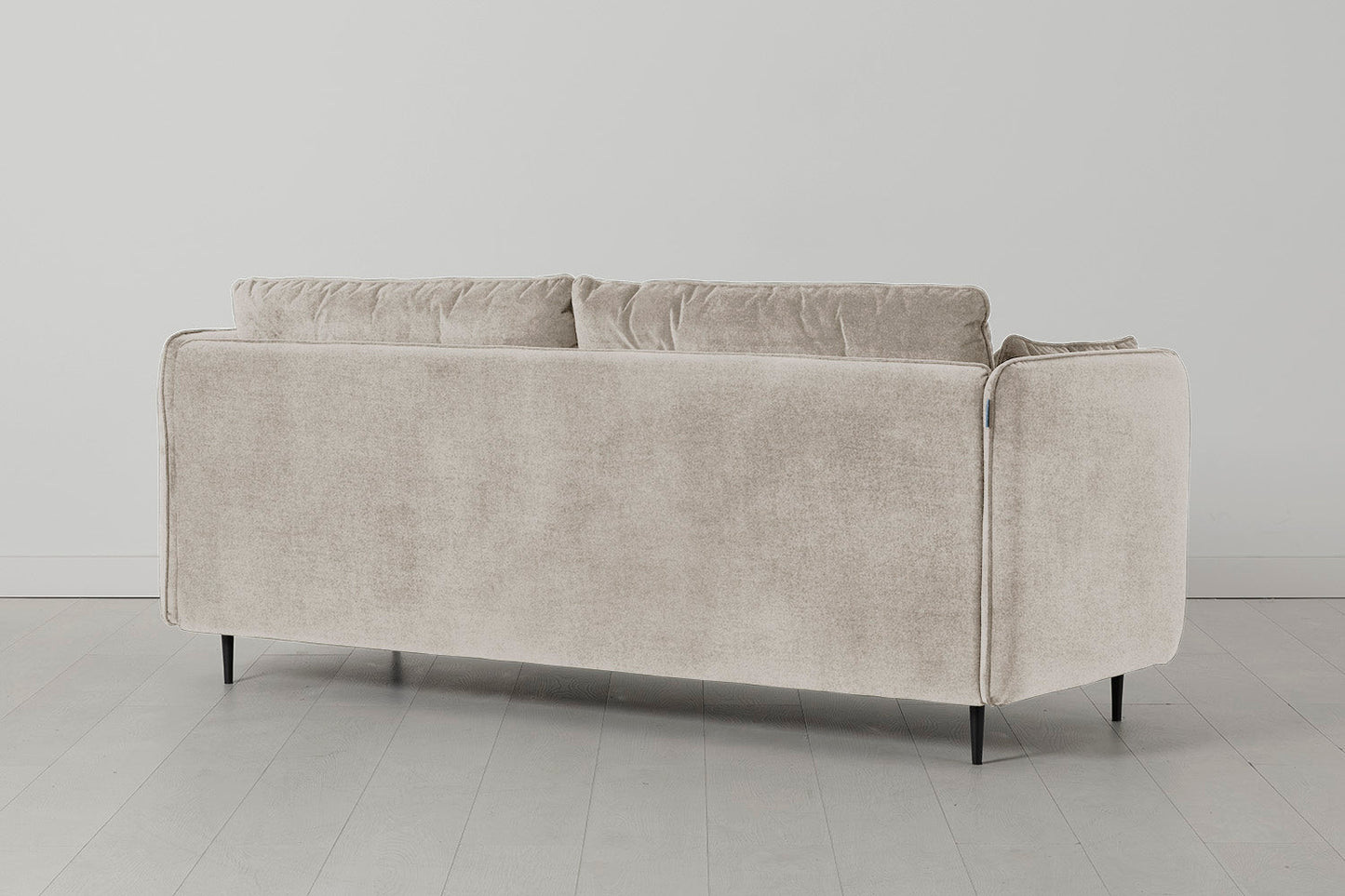 Model 19 3 Seater Sofa with Ottoman, Chalk