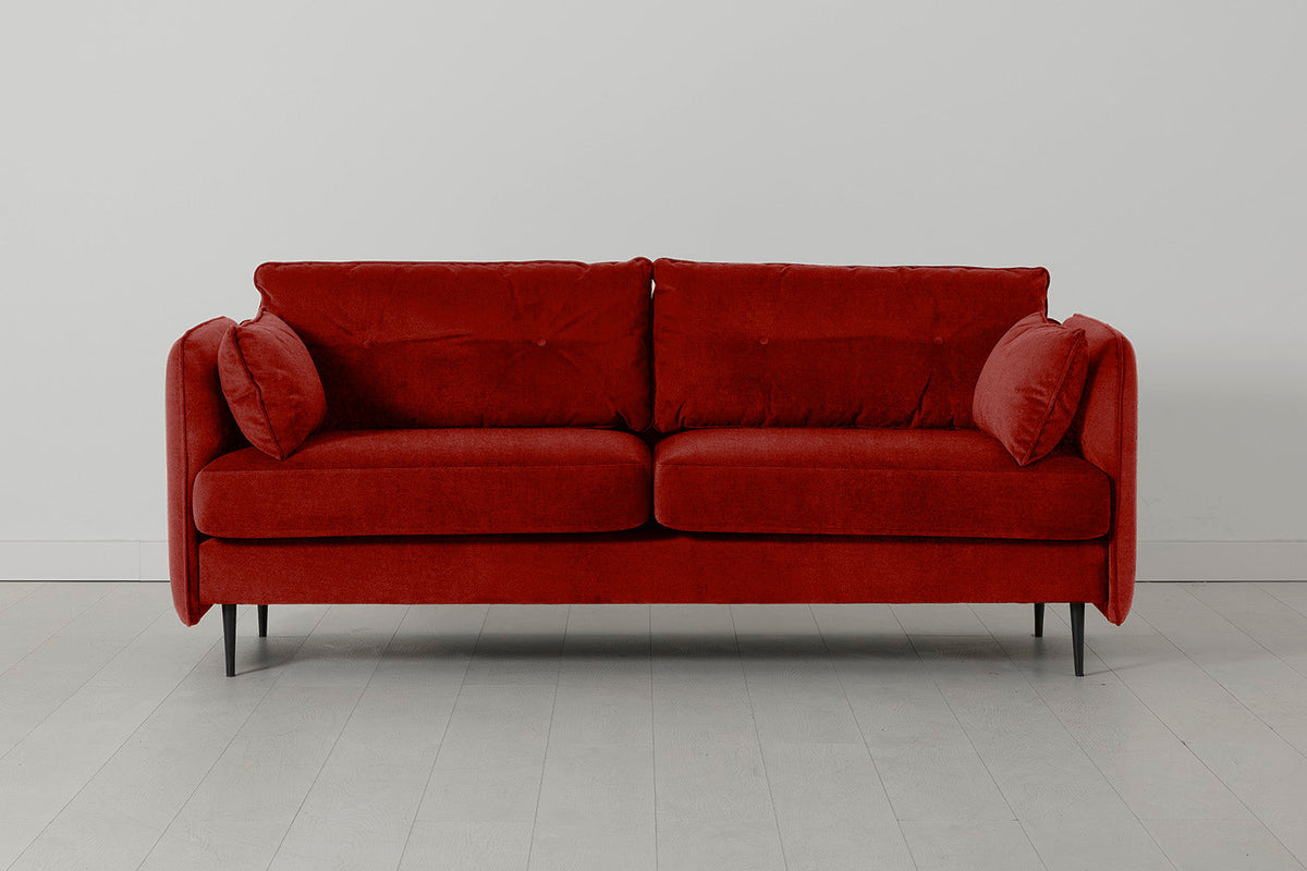 Model 19 3 Seater Sofa, Harissa — front view