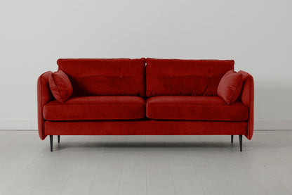 Model 19 3 Seater Sofa, Harissa — front view