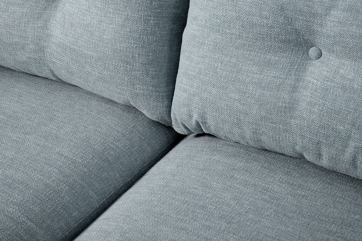 Model 19 3 Seater Sofa with Ottoman, Seaglass