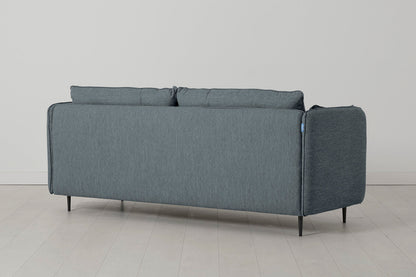 Model 19 3 Seater Sofa with Ottoman, Marine