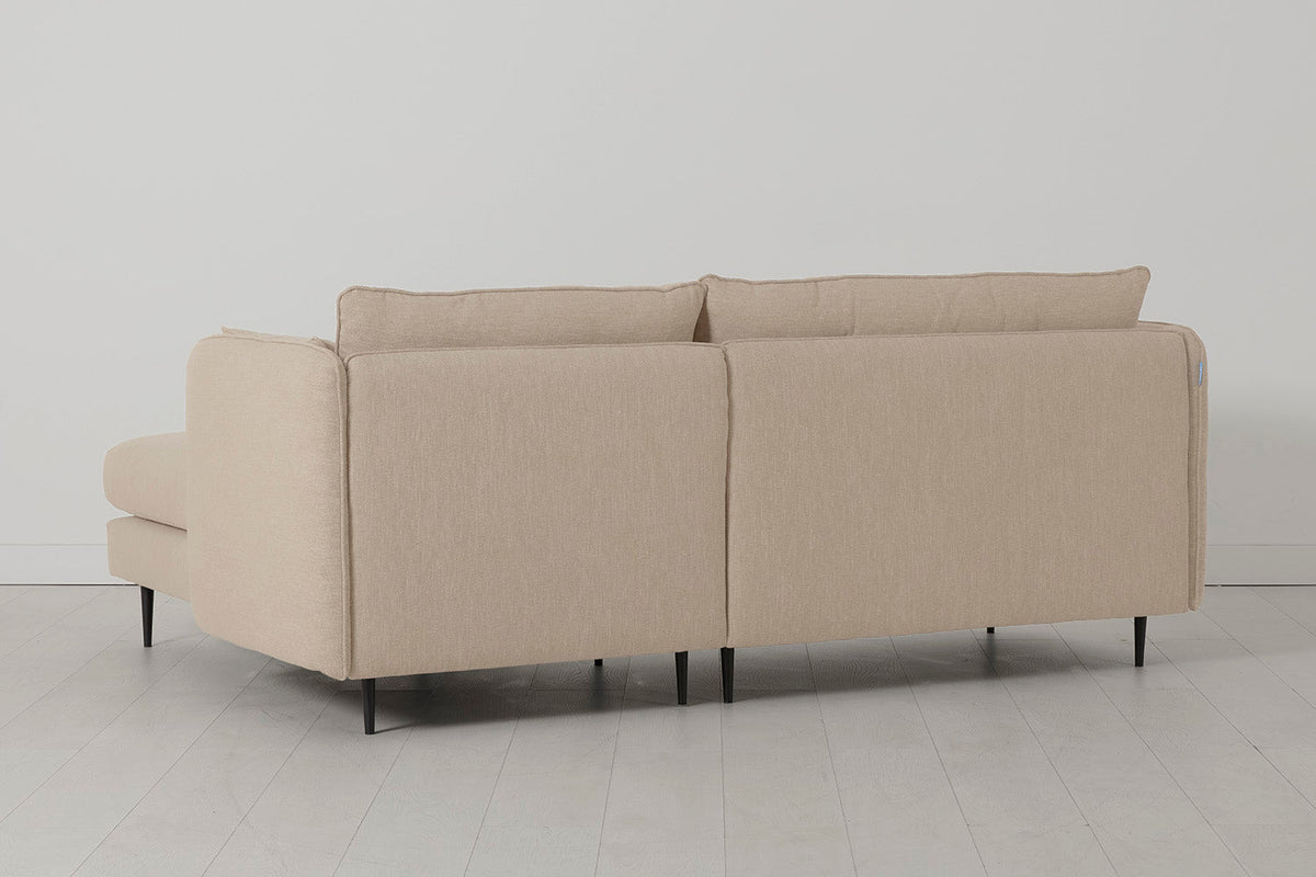 Model 19 3 Seater Right Chaise Sofa, Oatmeal — Model 19 - Right Chaise Sofa - Oatmeal 03