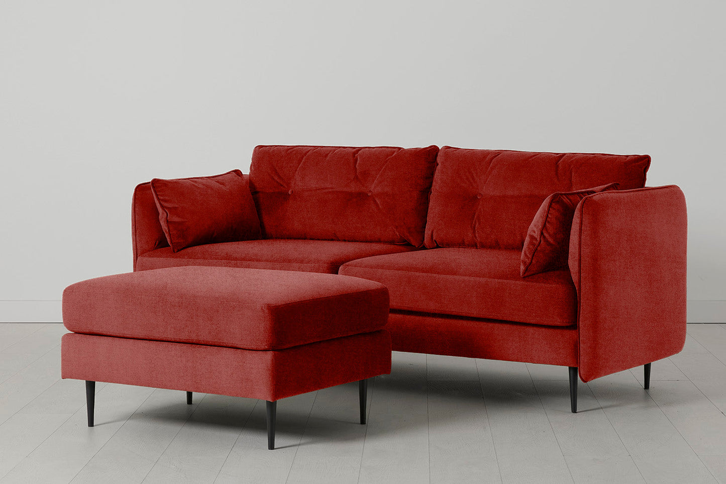 Model 19 3 Seater Sofa with Ottoman, Harissa