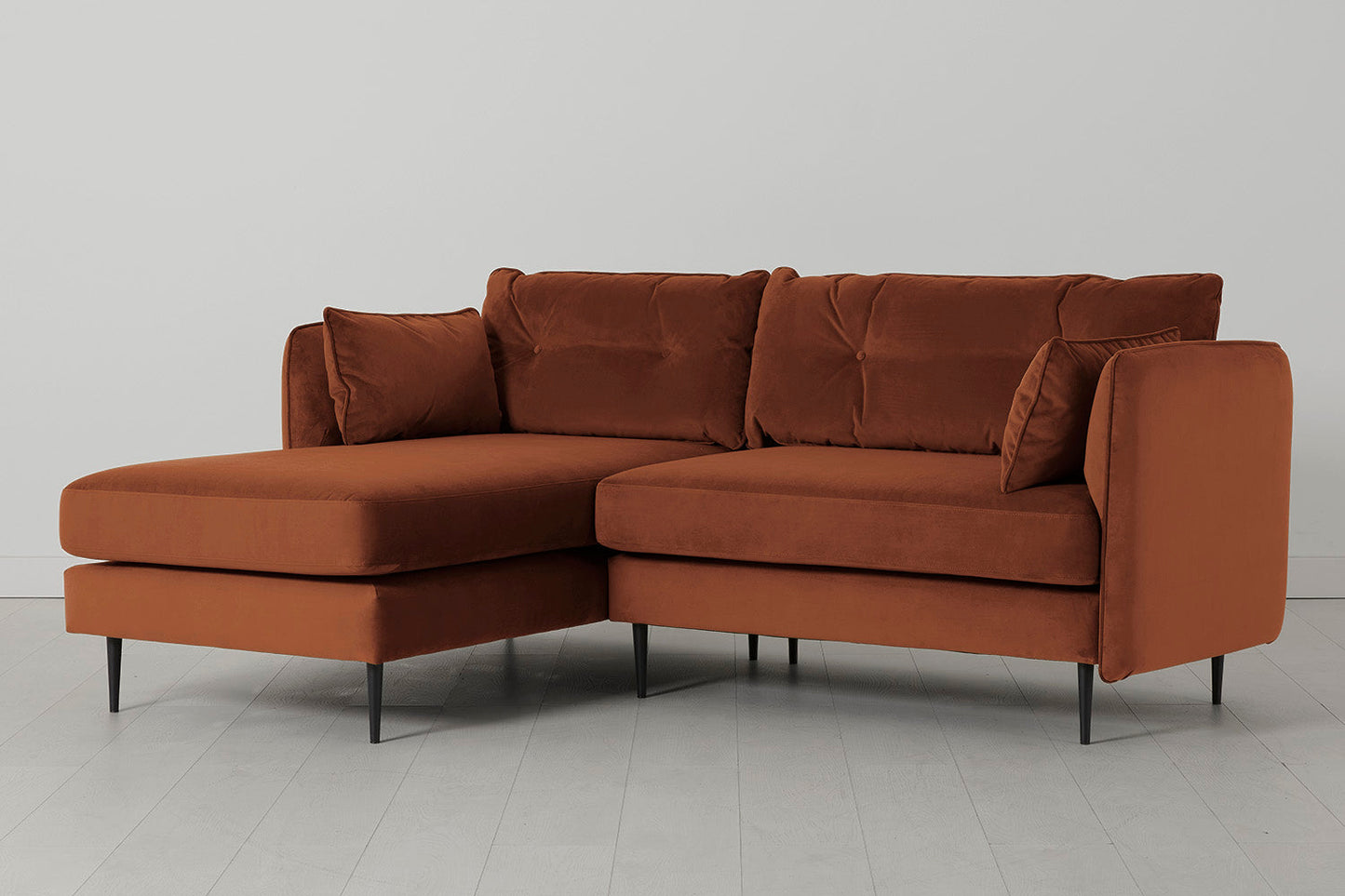 Model 19 3 Seater Left Chaise Sofa, Umber