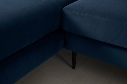Model 19 Three-Seater Left Chaise Sofa, Indigo — Detail 01