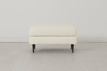 Model 19 Ottoman, Ivory — Front view