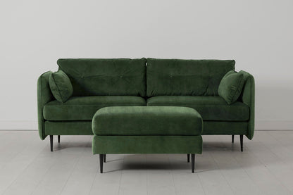 Model 19 3 Seater Sofa with Ottoman, Conifer