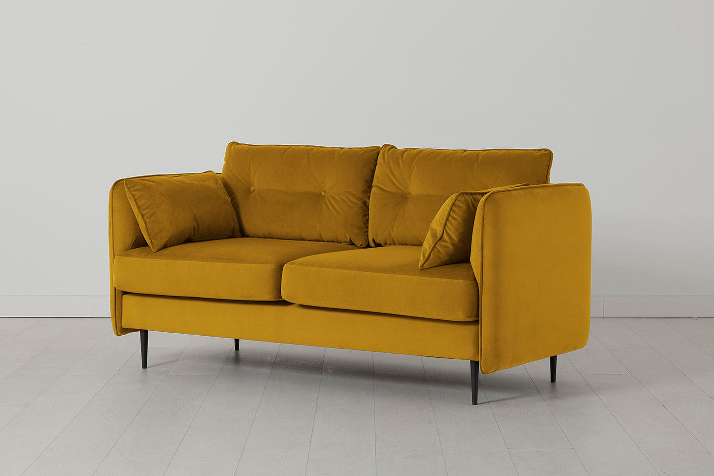 Model 19 2 Seater Sofa, Mustard