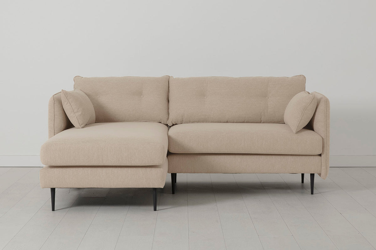 Model 19 3 Seater Left Chaise Sofa, Oatmeal — Model 19 - Left Chaise Sofa - Oatmeal 01