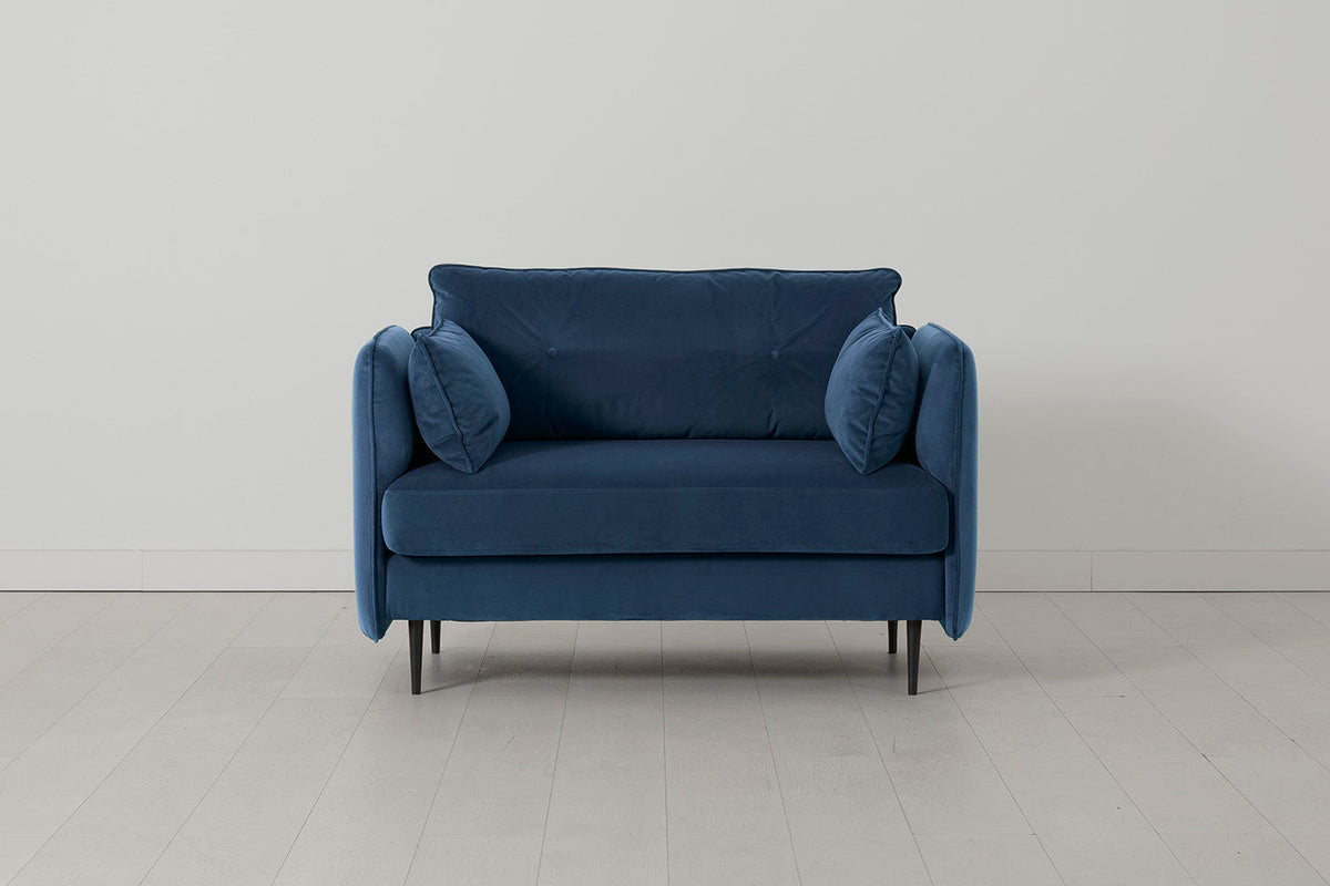 Model 19 Loveseat, Teal — Model 19 - Loveseat - Teal 01