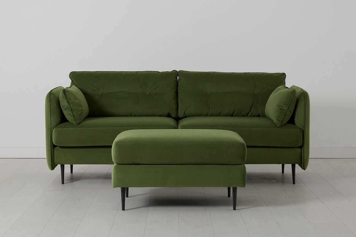 Model 19 3 Seater Sofa with Ottoman Vine 02