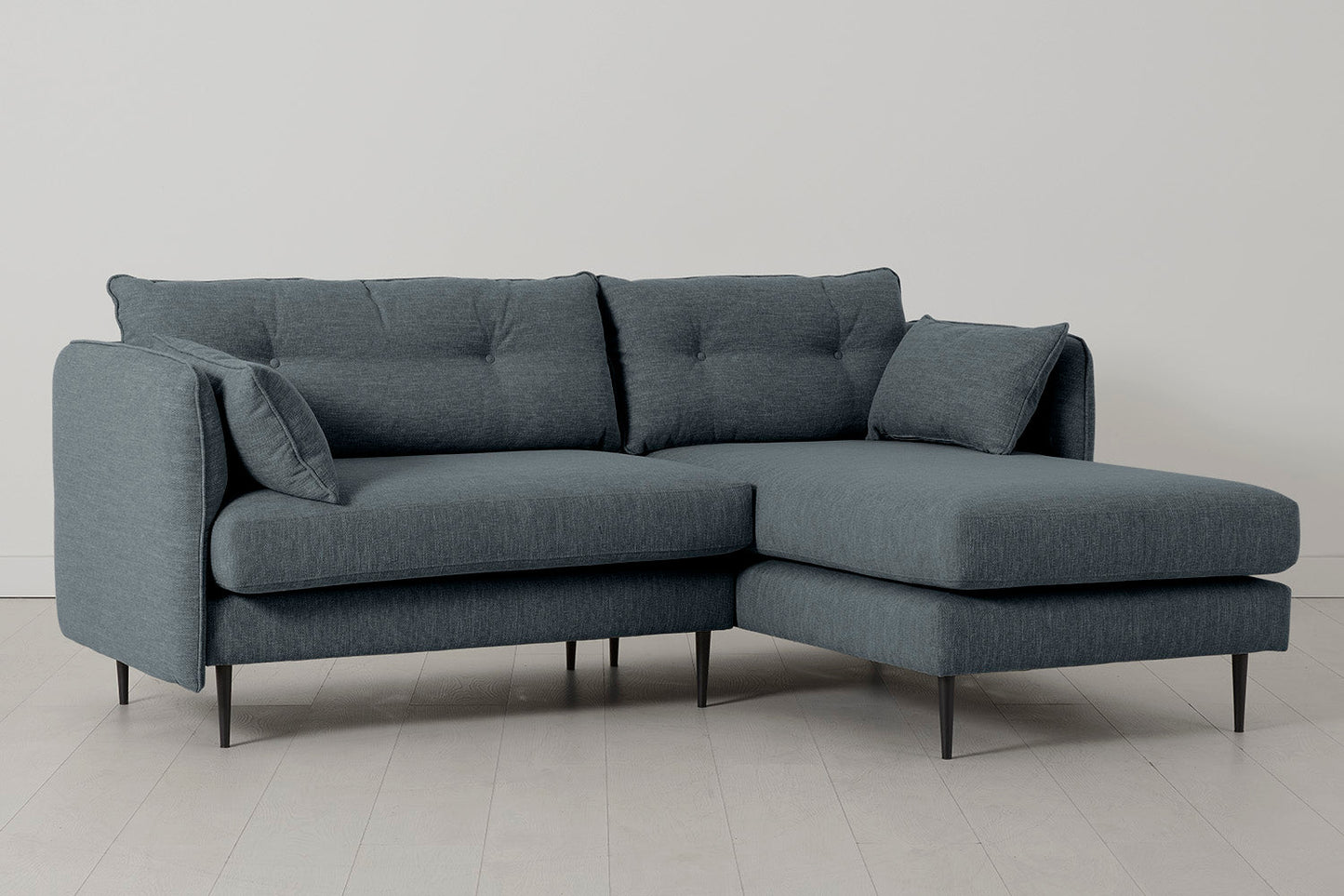 Model 19 3 Seater Right Chaise Sofa, Marine