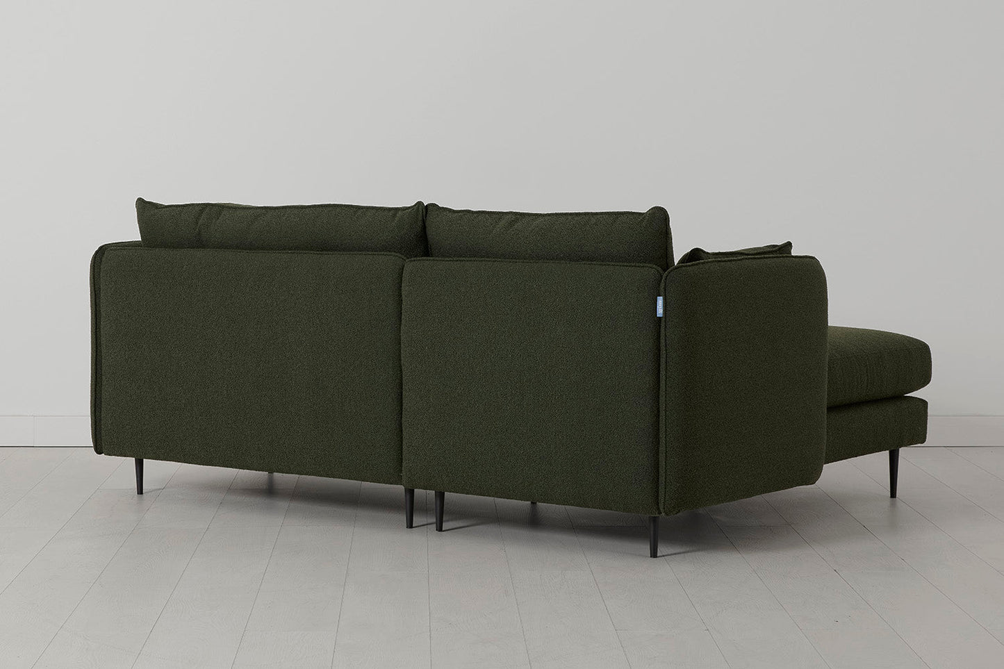 Model 19 3 Seater Left Chaise Sofa, Fern