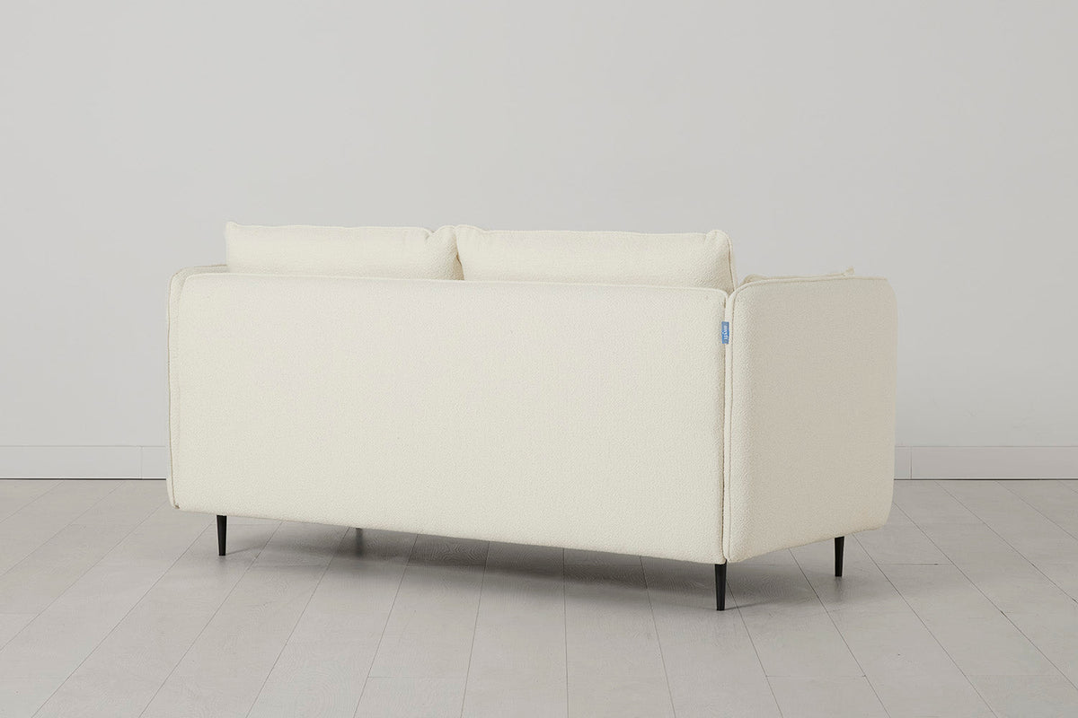 Model 19 2 Seater Sofa with Ottoman - Ivory