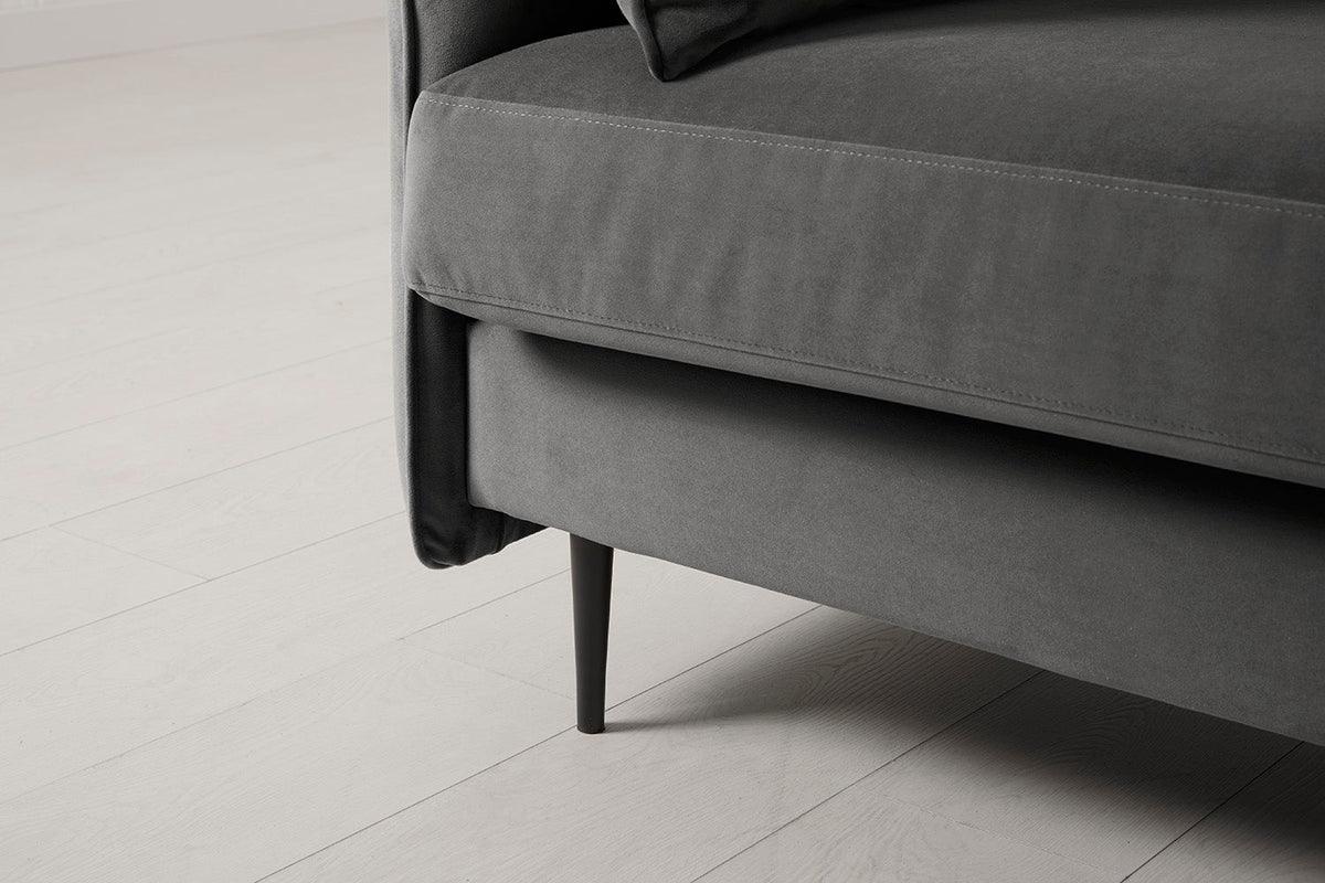 Model 19 2 Seater Sofa, Charcoal — Model 19 - Detail - Charcoal 05