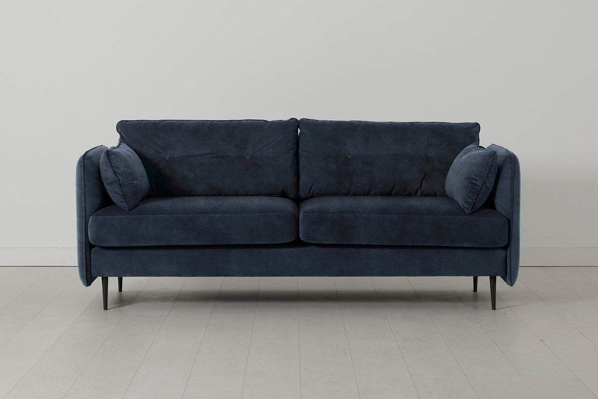 Model 19 3 Seater Sofa, Ocean — front view