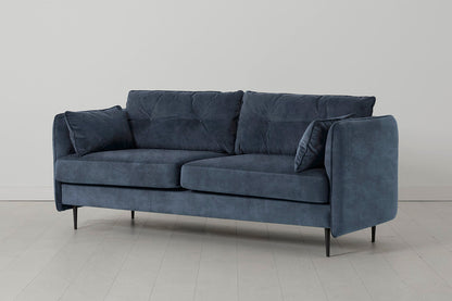 Model 19 3 Seater Sofa, Ocean — back view